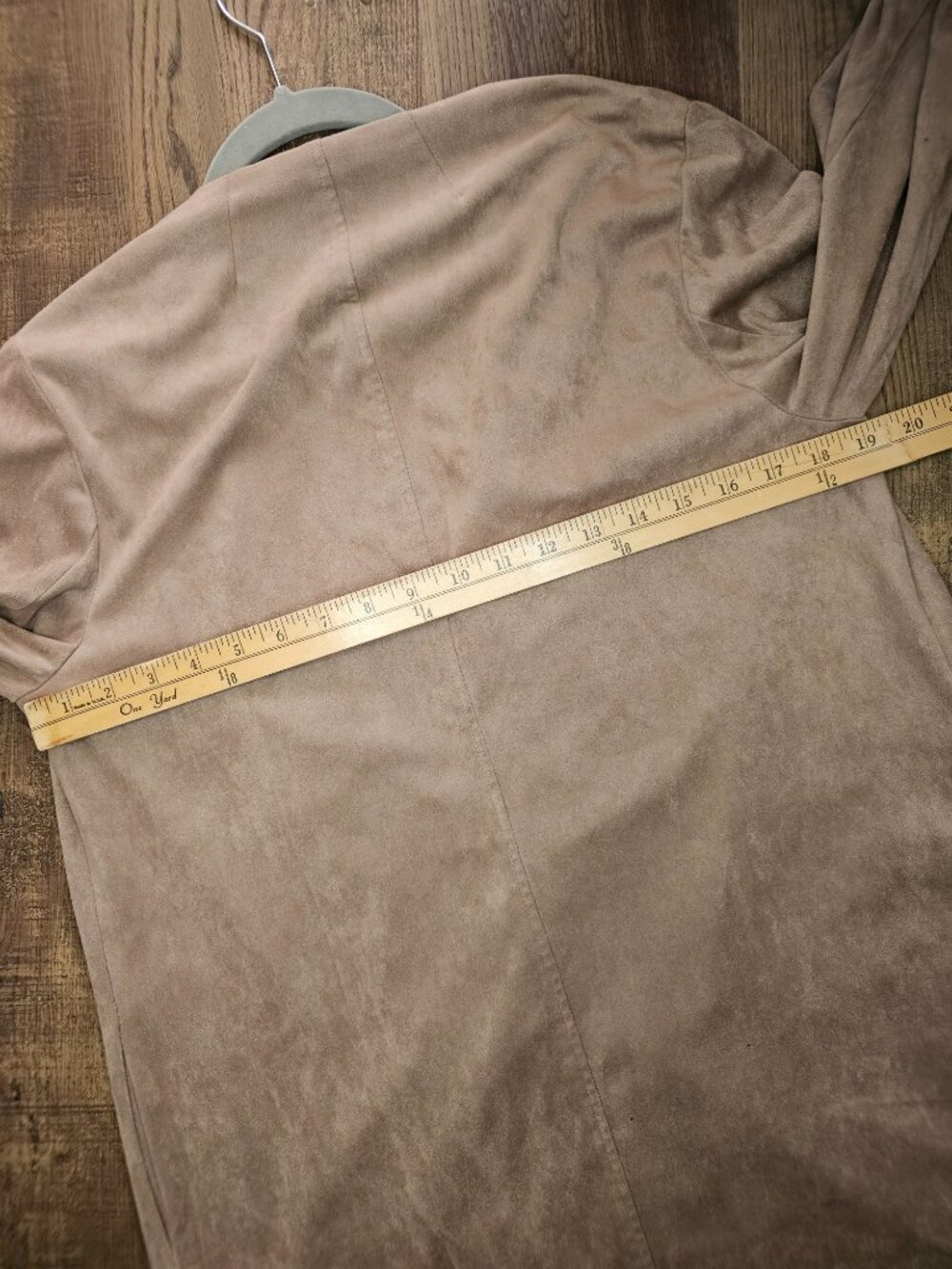 KUT From The Kloth Bernette Long Faux Suede Waterfall Drape Cardigan Jacket Wrap - Picture 4 of 12